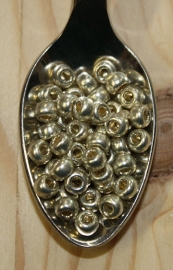 Seed bead - 6/0 - duracoat galvanized silver