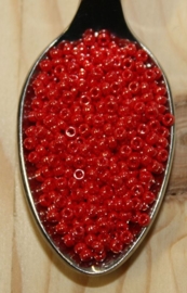 Seed bead - 11/0 - opaque luster red