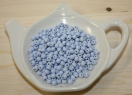 Glasperle opaque - Sanft Blau - 4mm