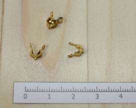 1231 - Kalot Goud 4x7mm 10 stuks