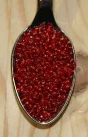 Seed bead - 11/0 - silverlined ruby