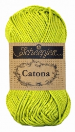Scheepjes Catona 25 - Green yellow - 245