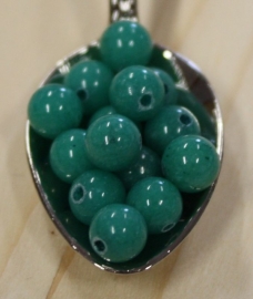 Jade perle - Smaragdgrün - 6mm