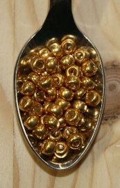 Seed bead - 6/0 - duracoat galvanized gold