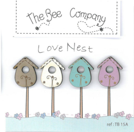 Knopen - love nest birdhouses - TB15A