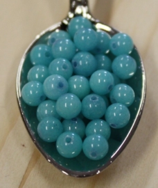 Jade perle - Turquoise Grün - 4mm