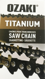 Zaagketting Ozaki Titanium 1.5mm .325" 64 aandrijfschakels halfronde beitelvorm artnr ZK.325SC58TI-E64