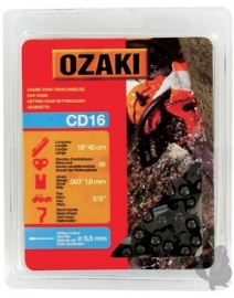 Ozaki zaagketting | 1.6mm | 3/8 | 66 schakels | Artikelnummer CD16