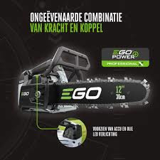 Actie!! Ego CSX 3002 tophandle kettingzaag met 4Ah accu en snellader