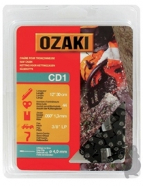 Ozaki zaagketting | 1.3mm | 3/8 | 44 schakels | halfronde beitelvorm Artikelnummer CD1