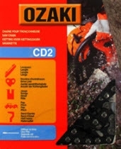 Ozaki zaagketting | 1.3mm | 3/8 | 45 schakels | halfronde beitelvorm Artikelnummer CD2