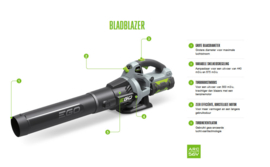 EGO Bladblazer LB5301E kit + Acculader en 2.5Ah accu