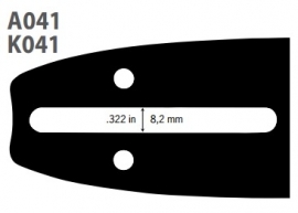 Actie! Oregon combiset: zaagblad + 2 kettingen | 1.3mm | 3/8 | 35cm| BLADAANSLUITING A041| 140SXEA041 | Artnr 561601