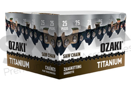 Ozaki Titanium ketting op rol | 1.1mm | 3/8 | 7.5 meter | 410 schakels | ZK38LP43TI25P