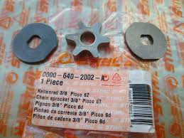Aandrijftandwiel 3/8"P 6Tands art. nr. 0000-640-2002