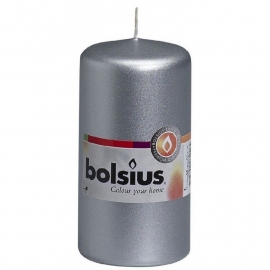 Bolsius Stomp Zilver Ø 120/60