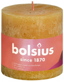 Bolsius	 - Rustiekkaars shine 100/100 Honeycomb Yellow