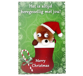 Kerstkaartje - Het is altijd beregezellig met jou!