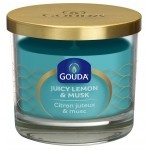 Gouda Geurglas Aquamarijn / Juicy lemon & musk 90/100 mm