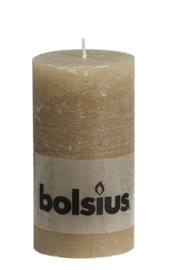 Bolsius Stomp Rustiek Pastelbeige 130/68