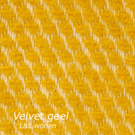 Plaid geel Velvet