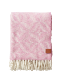 Wollen plaid Gooseye pink