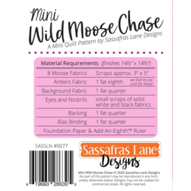 Quiltpatroon - Mini Wild Moose Chase
