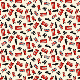 London Bus Scatter Cream - 984Q