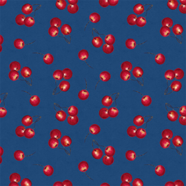 Patchwork Picnic Cherries Navy - 105014/573