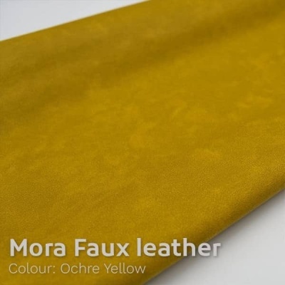 Mora Faux Leather - Ochre Yellow/Okergeel
