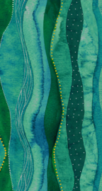 Ebb & Flow Cascade Emerald  - 54027/DM2