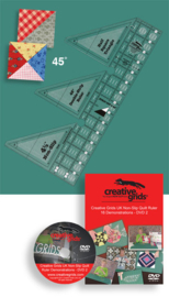 Creative Grids 45 gr Double-Strip Ruler  - CGRDBS45