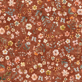Hedgehugs Floral Toss Paprika - 31416O