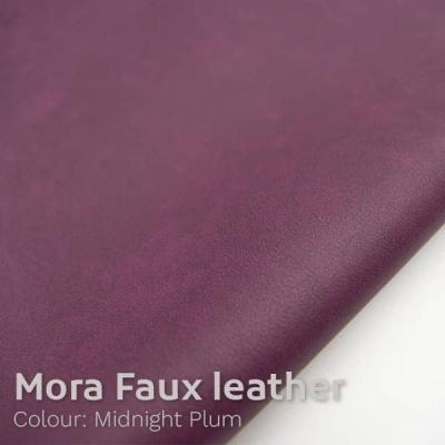 Mora Faux Leather - Midnight Plum