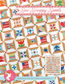 Quiltpatroon "Sew Scrappy Spools" by Lori Holt