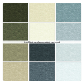 Jelly Roll Benartex  - Cotton Shot Green/Blue
