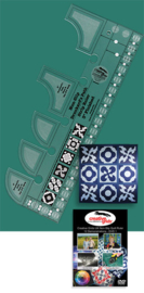 Creative Grids Drunkards Path Strip Ruler