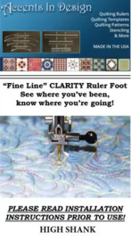 Clarity Ruler foot