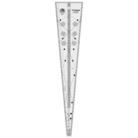 Creative Grids 10° Wedge Ruler  - CGRCP1