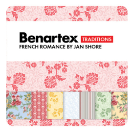 Jelly Roll Benartex Fabrics  - French Romance