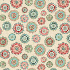 Winter Haven Frosty Medallion Multi  - 16793/99