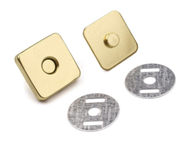 Magneetsluiting vierkant 18 mm - diverse kleuren