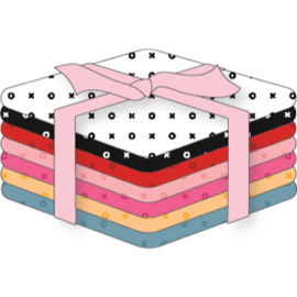 Fat Quarter Bundel - Kiss Hug