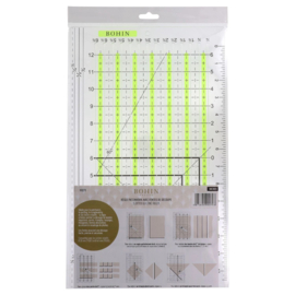 Bohin Quiltliniaal met sleuf - 13 x 6 inch