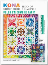 PRE ORDER: Kona Blok van de maand 2026 - Color Patchwork Party