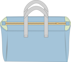 Eb en Vloed - Strandtas & etui