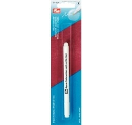 Prym - wateroplosbare markeerstift wit - 611824