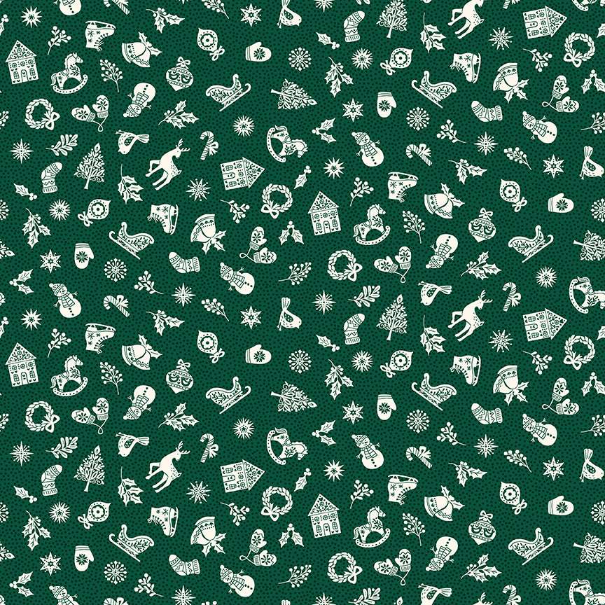 Scandi Charms Green - 113G