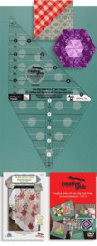Creative Grids Quilt ruler : Multi Size 45/60  gr Triangle - CGRMS4560