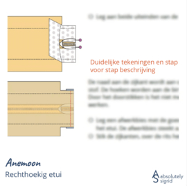 Anemoon - Rechthoekige etui